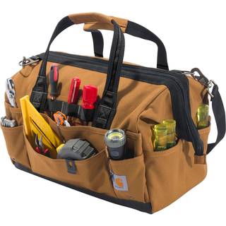 Carhartt 16-tommer værktøjskasse med 30 lommer, Carhartt® brown