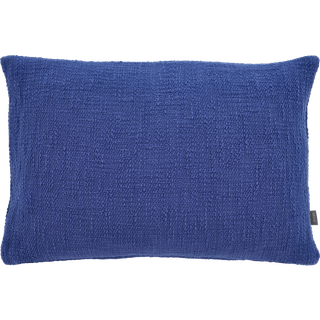 Södahl Bouclé Pude - Royal Blue - 60x40x13cm