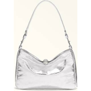 Furla Sfera Soft M Skuldertaske sølv