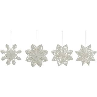 House Doctor Julepynt Snowflake Hvid