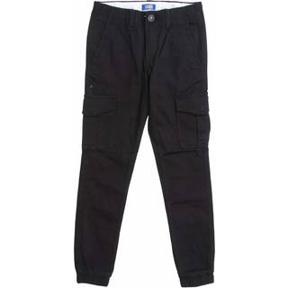 JACK & JONES Drenge Marco Dean Cuffed Cargo Bukser Sort