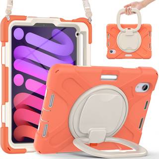 Oribox pendlingssag til iPad Mini 6 Heavy Duty Rugged Protective 3 i 1 st?dbestandig kofanger med 360