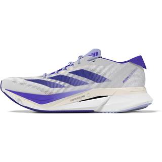Adidas Women's Adizero Boston 12 Cloud White/Lucid Blue/Cobalt Blue, 38 2/3