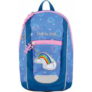 Kindergartenrucksack Mini Bagger Bobby Blau, Gelb