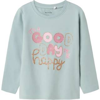 NAME IT Langærmet Bluse Vix Gray Mist