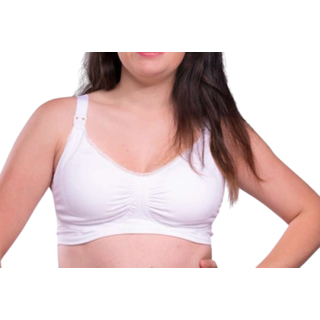 Carriwell Graviditets & Amme BH Med Carri-Gel Padded Støtte Hvid - XXL (1 stk)