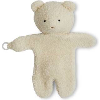 Smallstuff Aktivitetsbamse, bouclé merino uld, off white