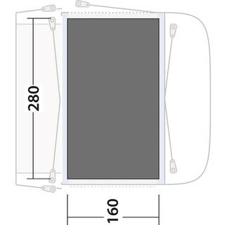 Outwell Footprint California Highway Air Black & Grey, OneSize