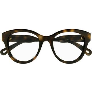 Chloé Kvinde CH0163O 006 Optiske stel Acetat Havana Transparent Rund