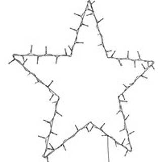 Julelys Stjernesilhuet 80 Led'er Varm Hvid