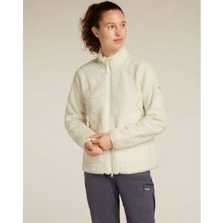 Icebreaker Women's Merino 800 Realfleece High Pile Longsleeves Zip Undyed, XL