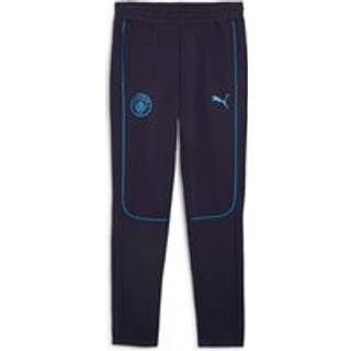 PUMA Manchester City Casuals Pants Men, Clothing, Navy/Magic Blue, S