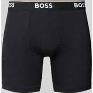 BOSS 3Pak lange underbukser/boxershorts i sort til herre