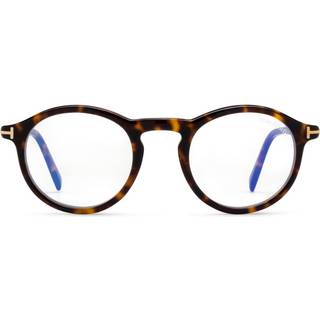 TOM FORD Mand FT5979-B 52 Optiske stel Acetat Havana Rund Normal
