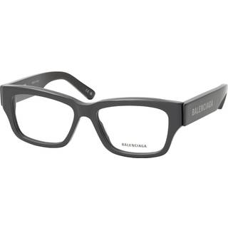 Balenciaga Mand BB0376O 004 Optiske stel Acetat Grå Transparent Firkantet - Grå