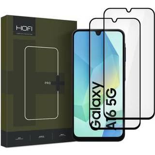 Samsung Galaxy A16 Hofi Premium Pro+ Skærmbeskyttelse Hærdet Glas - 9H - 2 Stk. - Sort Kant