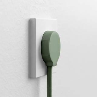 NORM 250V stikprop, flad (250V, Schuko, 16A) | Grøn