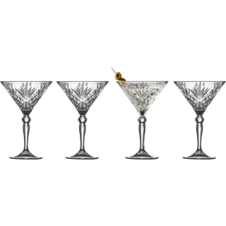 Melodia Cocktailglas 4 stk. fra Lyngby Glas - Klar farve - Krystalglas