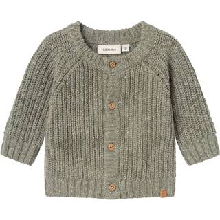 Lil Atelier Seagrass Strikcardigan Uld/bomuld