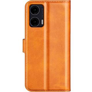 Motorola Moto G35 Flipcover - Kunstlæder - Orange
