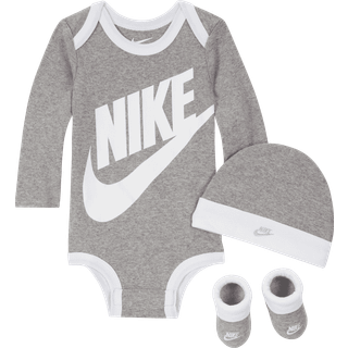 Nike-sæt i tre dele til babyer (0-6 M) - grå - 6-12M