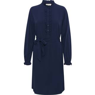 Cream Crvenea Frill Dress Kjoler 10613822 Navy Blazer (42)