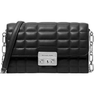 MK Tribeca Leather Convertible Crossbody Bag - Black - Michael Kors - ONE SIZE