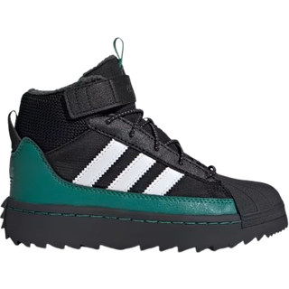 Superstar Winter Trek Kids sko - Core Black / Cloud White / Active Green - 23