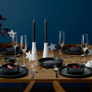 Eva Trio Legio Nova Frokosttallerken Ø22cm. - 4 stk. Sort