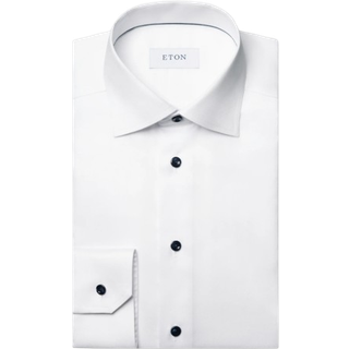 Eton Slim Fit Signature Twill Shirt White