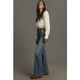 Good American Good American Good Legs Flare Deep V Yoke Jeans