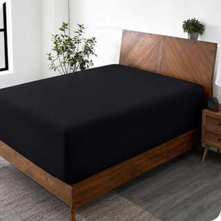 Bare hjem fuld monteret ark - ekstra dyb lomme monteret ark - premium 1800 mikrofiber - ultra -blød rynke gratis - fuld dyb lomme bundplader (ful