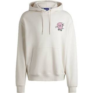 HUGO Blue Namiko Hoodie Off White