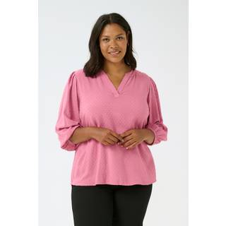 Kaffe Curve KCanya Bluse - Pink - Str 54 - Damer