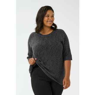 Kaffe Curve KCtianya Pullover - Grå - Str XL - Damer