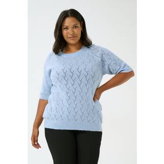 Kaffe Curve KCtianya Pullover - Blå - Str L - Damer