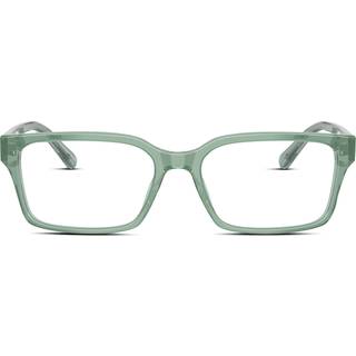 Emporio Armani Mand EA3244 6176 Vista -rammer Acetat Grøn Transparent Firkantet Normal