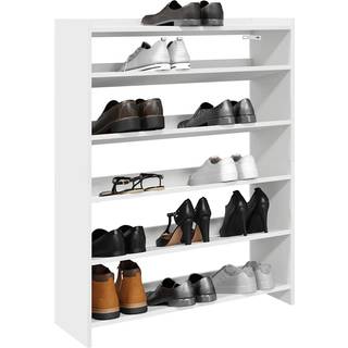 Skoreol 80X25X Konstrueret Træ Hvid - 80 cm / 100 cm