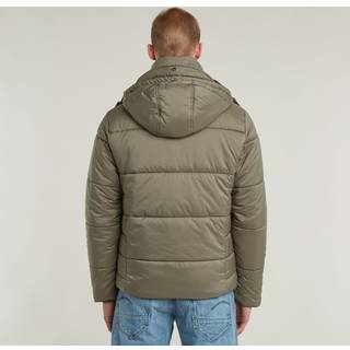 G-Startil mænd. D25942-D199-273 G-Whistler vatteret jakke med hætte grøn (XXL), Casual, Genanvendt polister, Bæredygtig