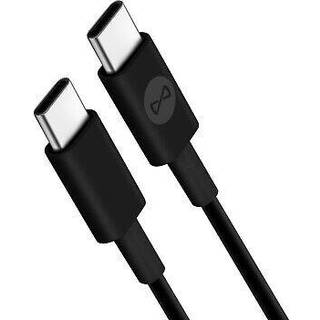 Forever USB-C til USB-C-kabel 1m 3A - sort