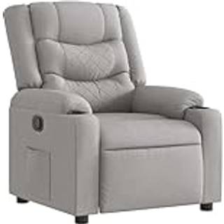 liggestol stof skygrå