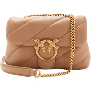 Pinko Love Puff Mini Skuldertaske brun