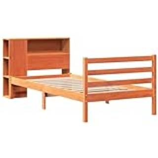 Seng Med Reol Uden Madras Massivt Træ - 75 x 190 cm