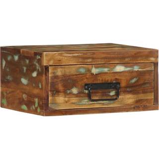 Væghængte Sengeborde - 1 / Massivt genanvendt træ