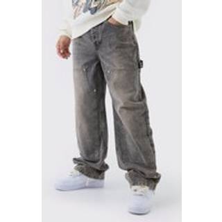 Mens Stone Relaxed Fit Carpenter Jeans