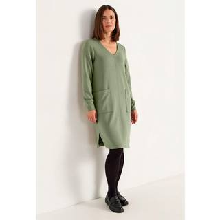 Superblød jerseykjole med lommer