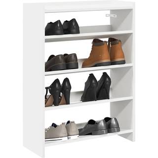 skoreol 60x25x81 cm konstrueret træ hvid