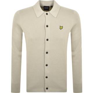 Lyle And Scott Double Knit Overshirt Beige