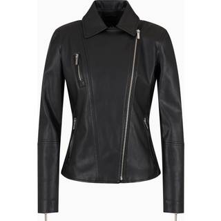 Armani Exchangetil kvinder. 8NYB13YNVLZ1200 Sort stofjakke (XL), Casual, Polyester, Lange ærmer