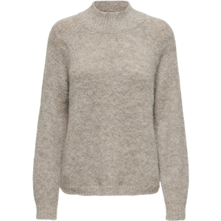 JDY - Beige - Jdyzoey Life L/S Hn Raglan Pul Knt - Large